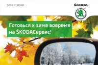Готовься к зиме вовремя со SKODAСервис в «Автоцентр Донецк»!