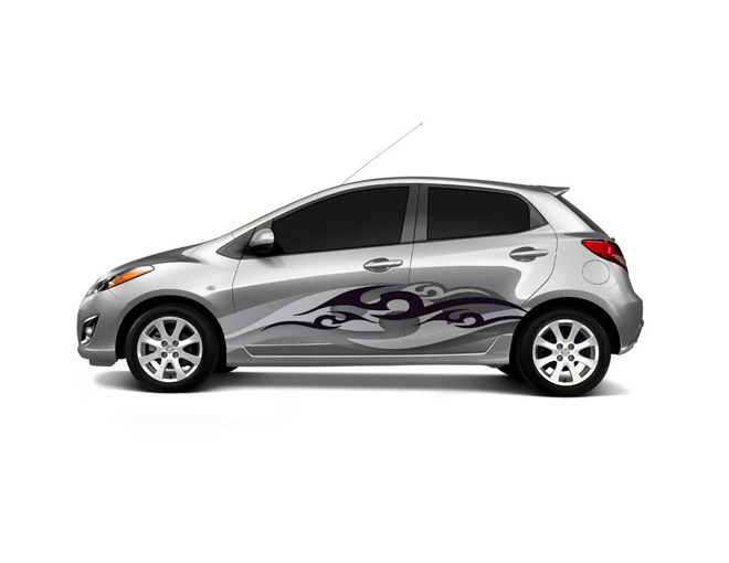 Mazda2 Yozora_green_rock